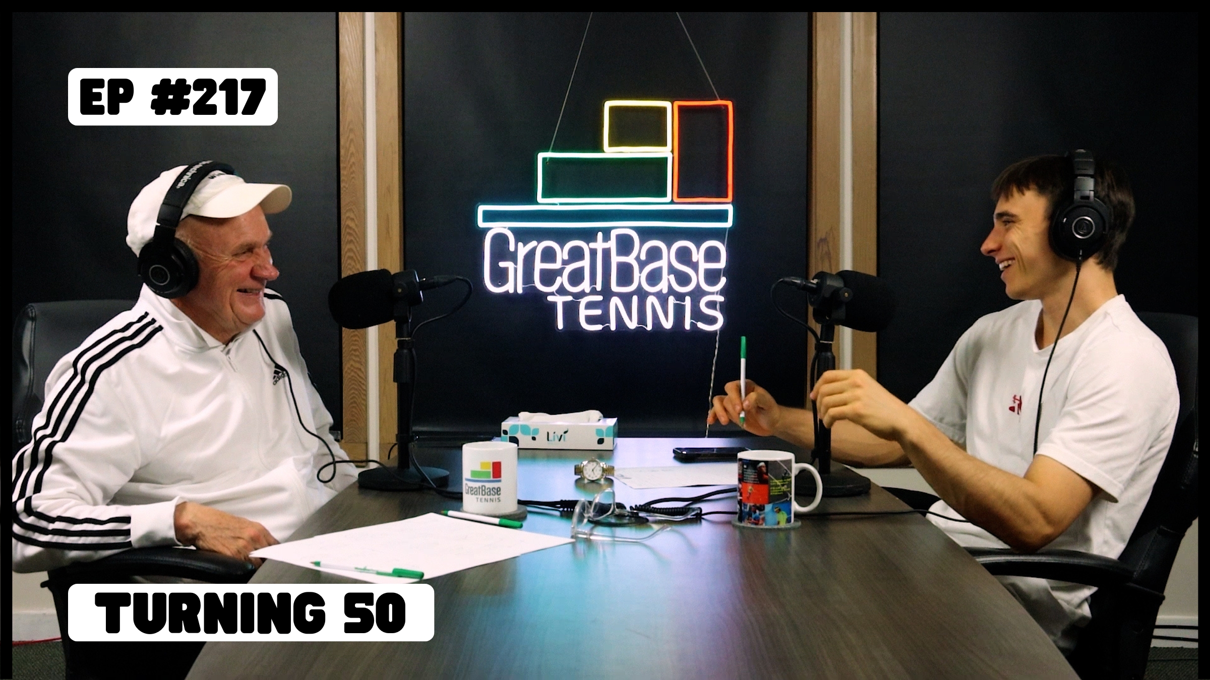 The GreatBase Tennis Podcast Episode 217 - Turning 50