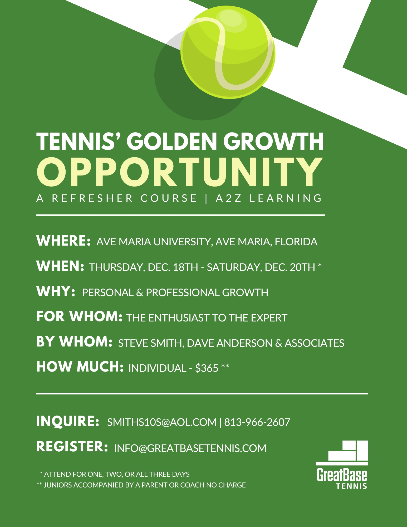 Tennis' Golden Growth Opportunity